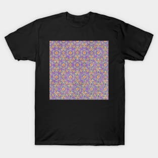 Colorful Streaks Symmetry Seamless Pattern T-Shirt